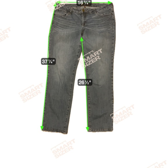 Kut from the Kloth Women's Straight Leg Jeans in Blue size 14 - Picture 8 of 8